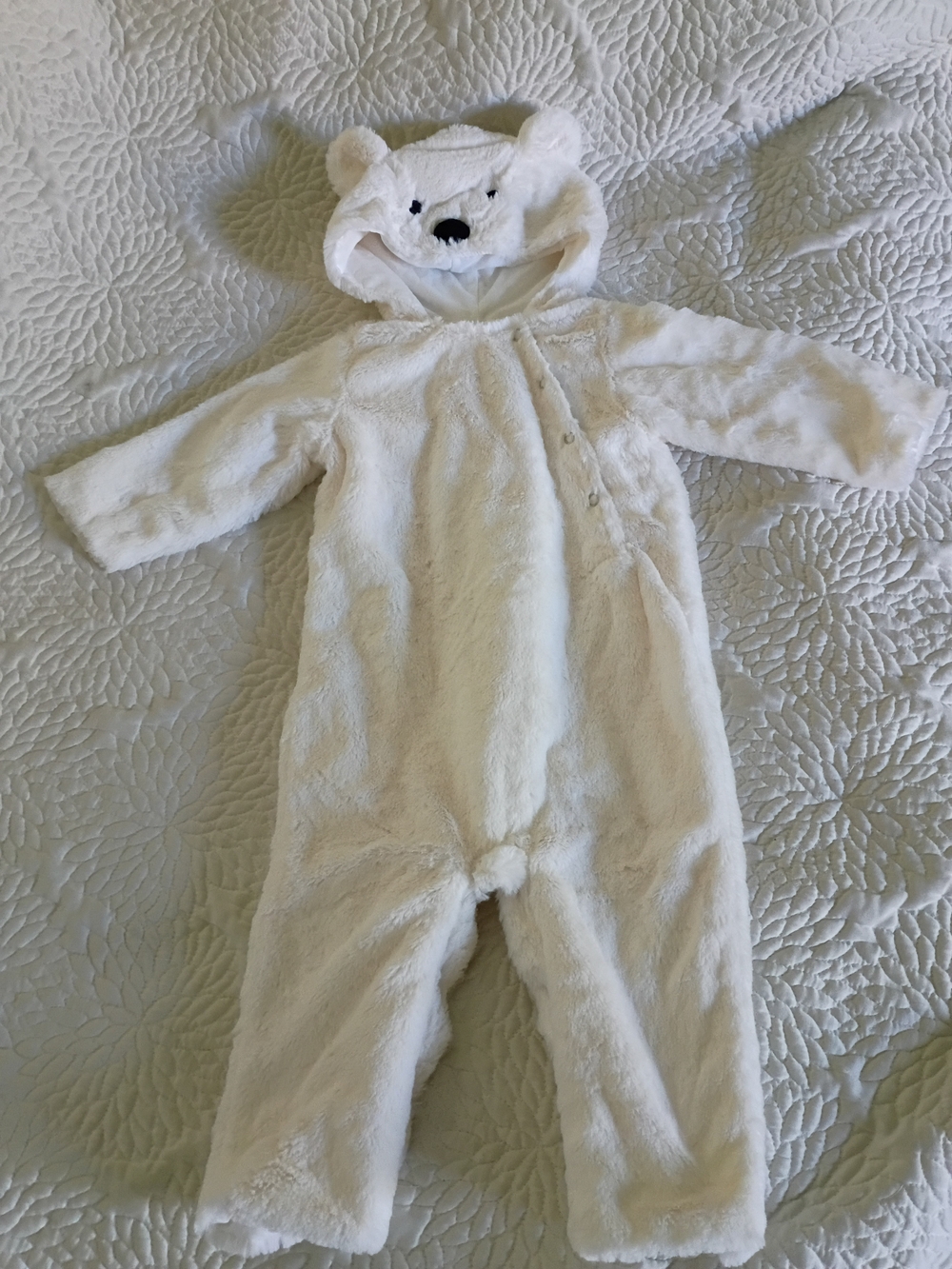 Pottery Barn Kids Baby Polar Bear Costume 12-24 Months